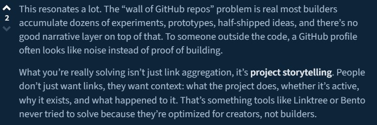 Testimonial screenshot